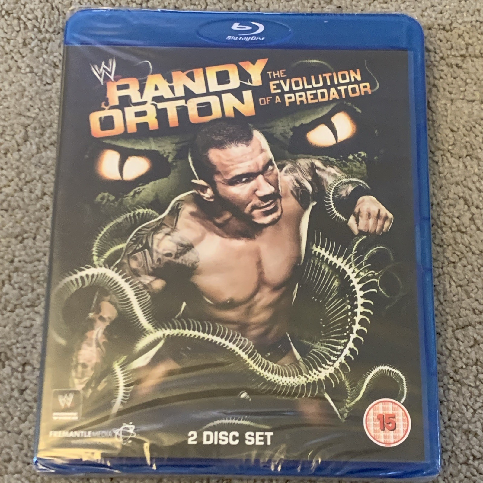 WWE- Randy Orton - The Evolution Of A Predator (Blu-ray, 2014) New Sealed