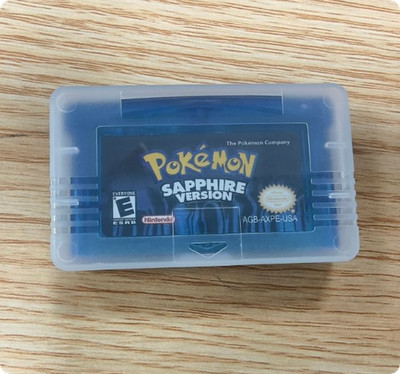 Game Card Sapphire Version GBM GBA Game Boy Advance US STOCK Free Shipping