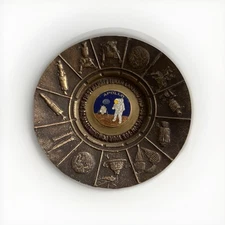 1969 Apollo 11, Commemorative plaque presented to NASA Employees RARE