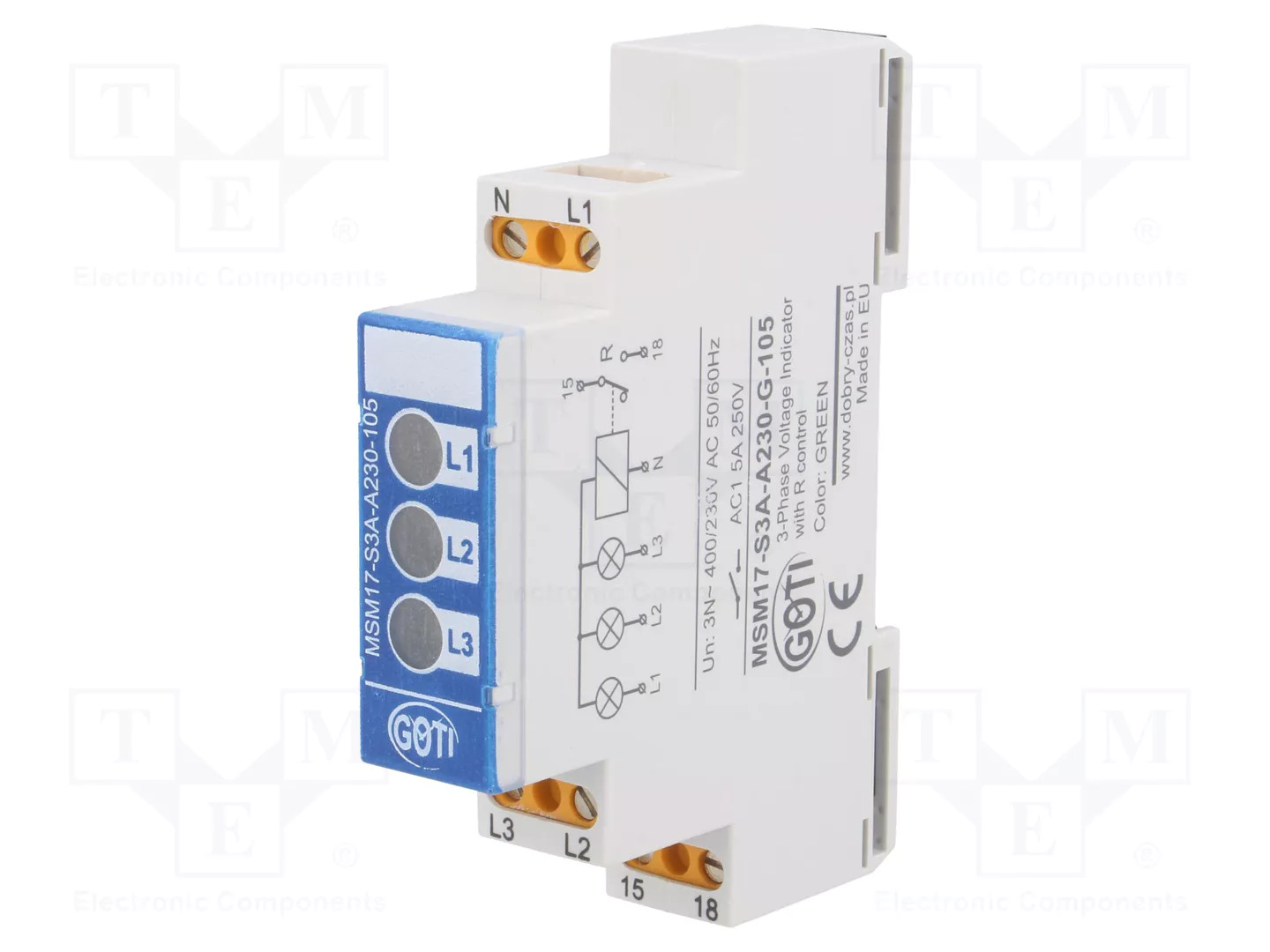 DOBRY CZAS MSM17-S3A-A230-105-G Voltage monitoring relay