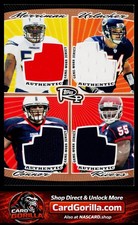 2008 Topps Rookie Merriman Urlacher Connor Rivers Game Worn Quad #/50
