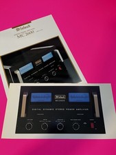 McIntosh MC2600  PHOTO & BROCHURE  - VINTAGE FROM FACTORY