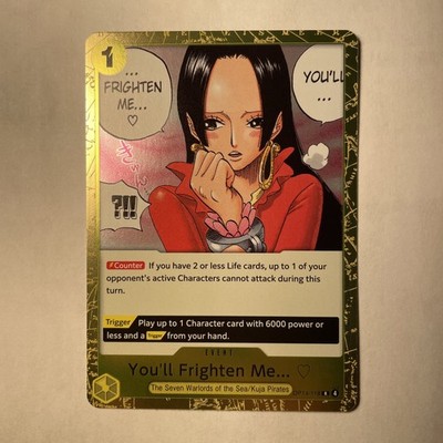 You'll Frighten Me Boa Hancock OP14-118 Azure Sea's Seven One