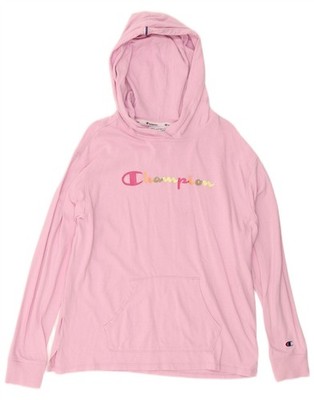 Champion Damen grafisches Top Langarm UK 14 Medium pink QT20