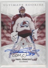 2020 Upper Deck Ultimate Collection Rookies /299 Tier 1 Pavel Francouz Auto 5j8