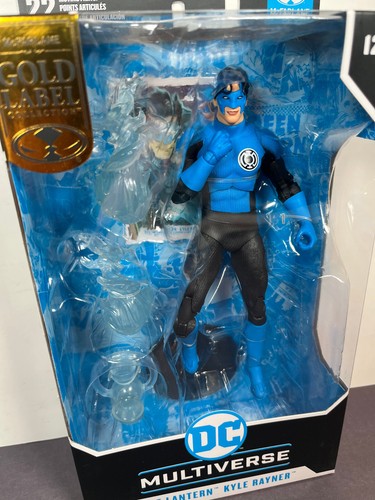 McFarlane Toys DC Multiverse BLUE LANTERN KYLE RAYNER Action Figure Gold Label - Picture 2 of 7