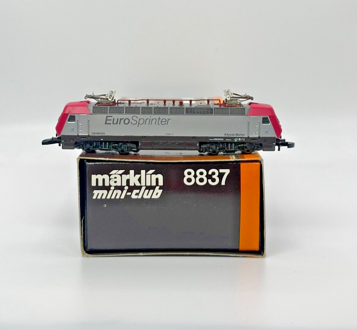 Z Scale Marklin Mini-Club 8837 Euro Sprinter Eletric Locomotive