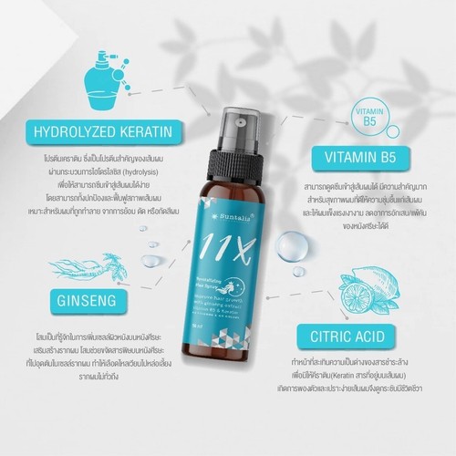 6x Verena 11X Revitalizing Spray Nourish Hair Growth Anti Loss Treatments 50ml - Picture 11 of 11