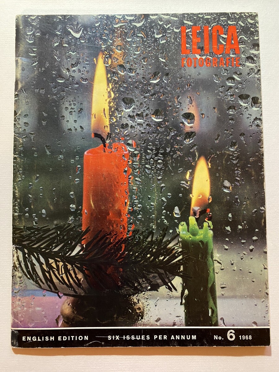 Leica Fotografie No.6, Dec 18, 1968 English Edition Vintage