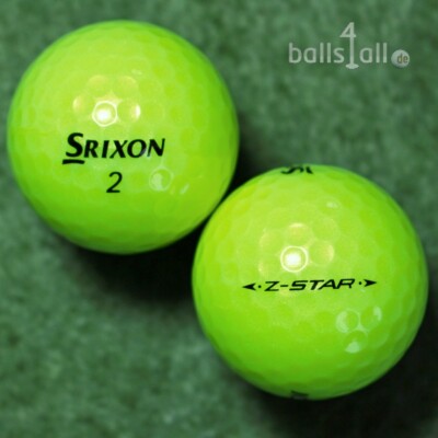 50 Srixon Z-Star Tour Gelb Golfbälle AA/AAA Qualität Lakeballs ZStar