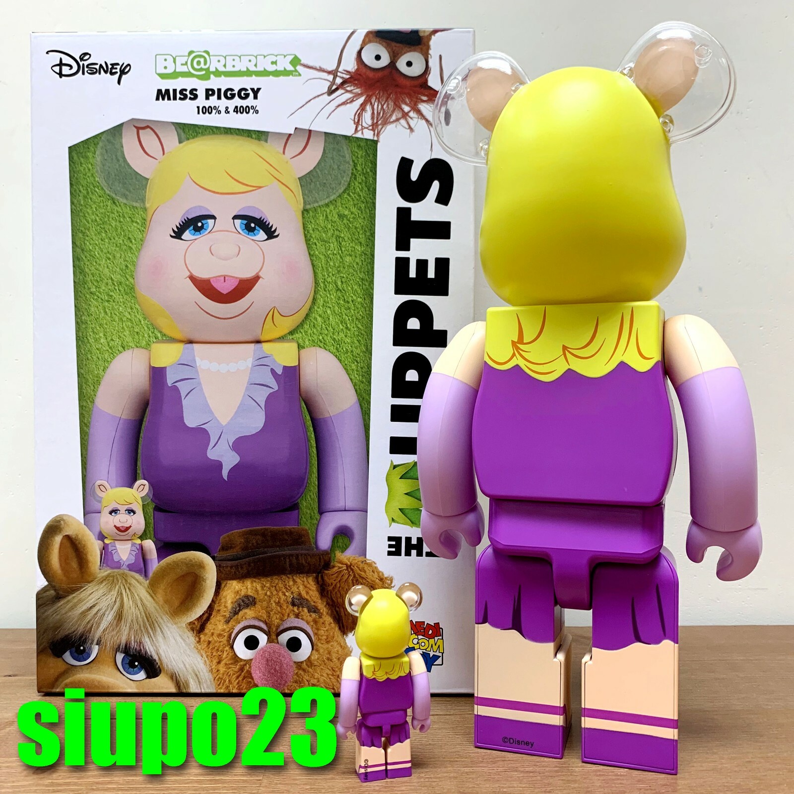 BE＠RBRICK Miss Piggy 100%＆400%