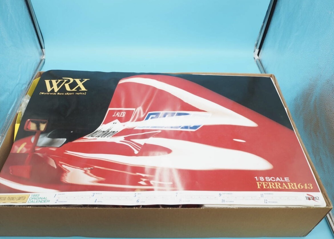 WRX 1/8 Rosso Ferrari 643 Unassembled Vintage Super rare