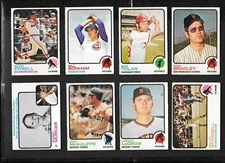 1973 OPC 73 O PEE CHEE MLB BASEBALL CARD ERROR & VARIATION 265-396 SEE LIST