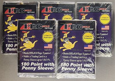 5x Pro Mold MH180S 1st Gen w/ Sleeve 180pt Magnetic Card Holder One Touch