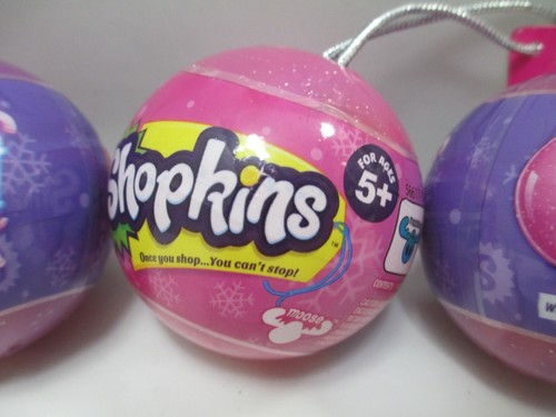 Shopkins Christmas Ornament Blind Two Pack x 3 NEW - Picture 3 of 5