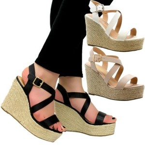 high heel wedge espadrilles