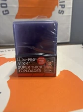 Ultra Pro 3 x 4 Super Thick Baseball Card Holder Toploader (25)75pt TOP LOADER