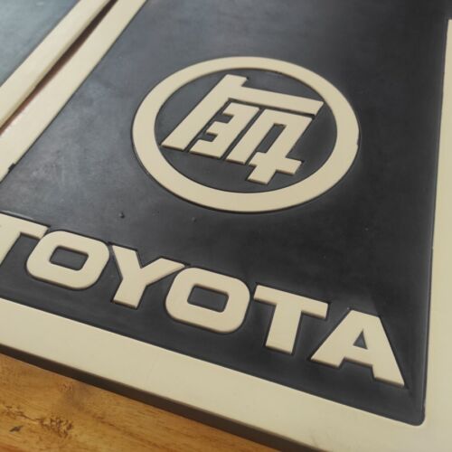 TOYOTA LAND CRUISER FJ40 FJ45 BJ40 BJ42 HJ45 MUD FLAPS MUDFLAPS PAIR NEW - Foto 3 di 6