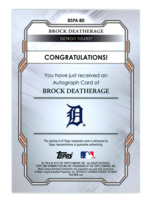 その他 Brock Deatherage Bowman Chrome Rc Auto その他 Brock Deatherage Bowman Chrome Rc Auto Brock