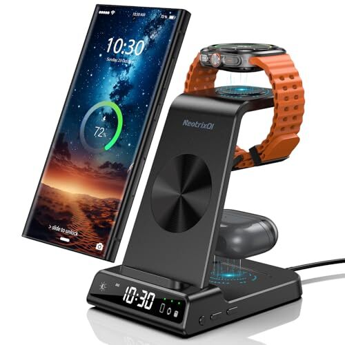 Wireless Charger for Samsung Charging Station, 3 in 1