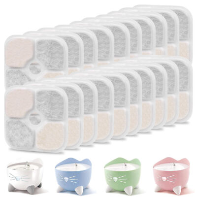 20er-Pack - Trinkbrunnenfilter-Ersatzfilter für Catit PIXI Trinkbrunnen J S
