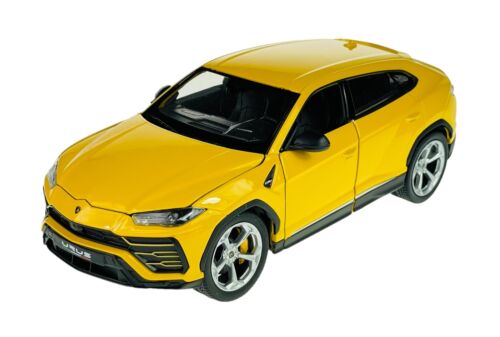 Welly Modèle de voiture compatible avec Lamborghini Urus SUV Jaune 2017 1/24 ... - Imagen 1 de 5