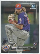 Robert Gsellman New York Mets 2017 Bowman Chrome Baseball Rookie Card