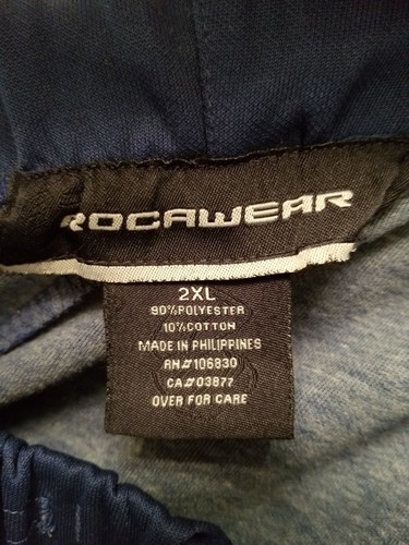 Rocawear Mens Pants Size 2XL XXL 2X Large Red White Blue Track - Picture 2 of 7