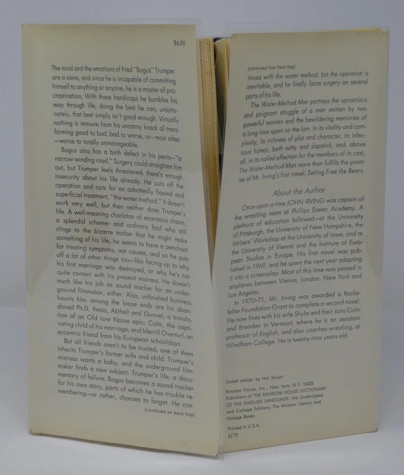 John Irving - The Water-Method Man - 1st 1st - Author's Second Book - NR - Image 3 of 4