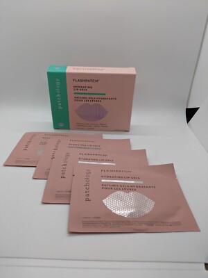 Patchology 'FlashPatch' Hydrating Lip Gel Lot of 4 patches 
