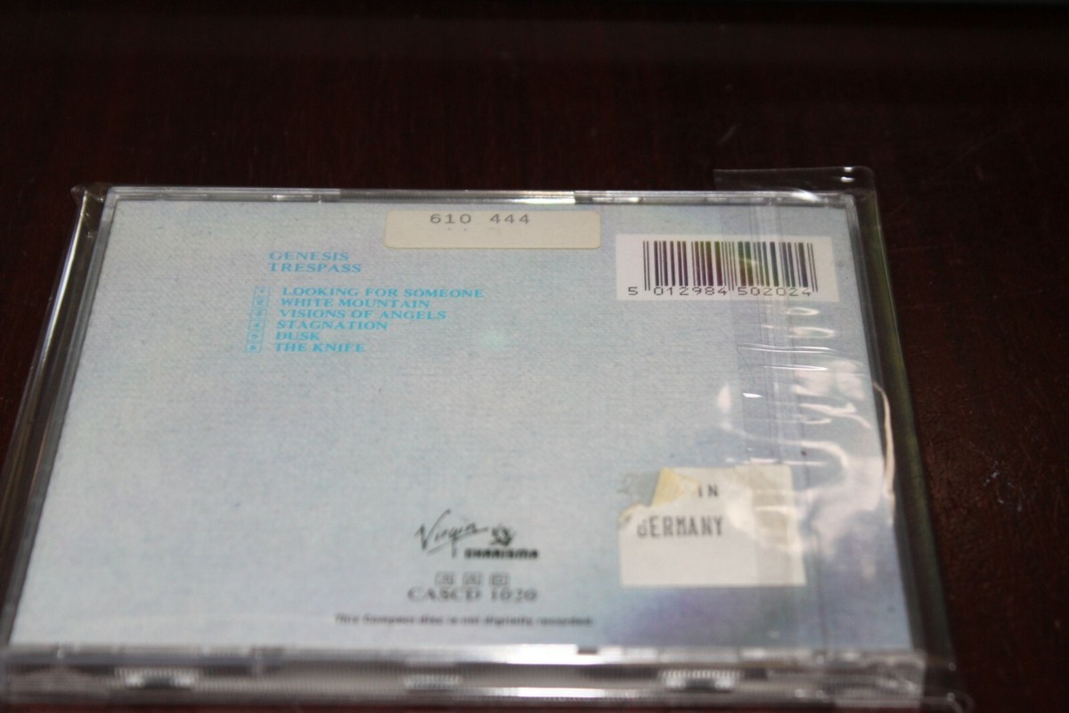 Genesis - Trespass CD Early Press CASCD 1020 Virgin Charisma for