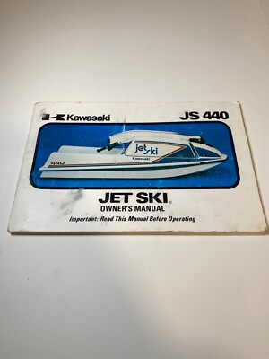 Kawasaki JS 440 Jet Ski Owner s Manual 1978 OEM Original 76 Pages