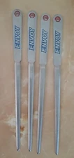Lot of 4 Metal Shell Envoy Advertising Gas/Oil Letter Openers