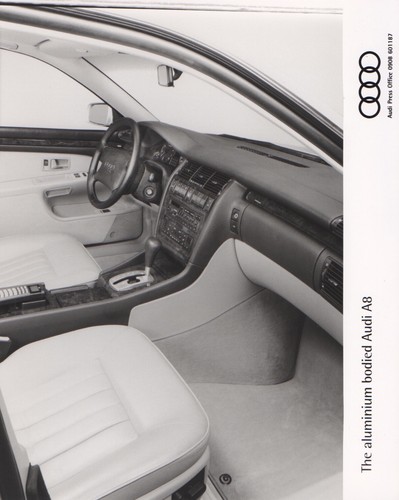 Audi A8 Mk1 (D2) World Premiere Press Release + Press Photographs - 1994 - Picture 5 of 7