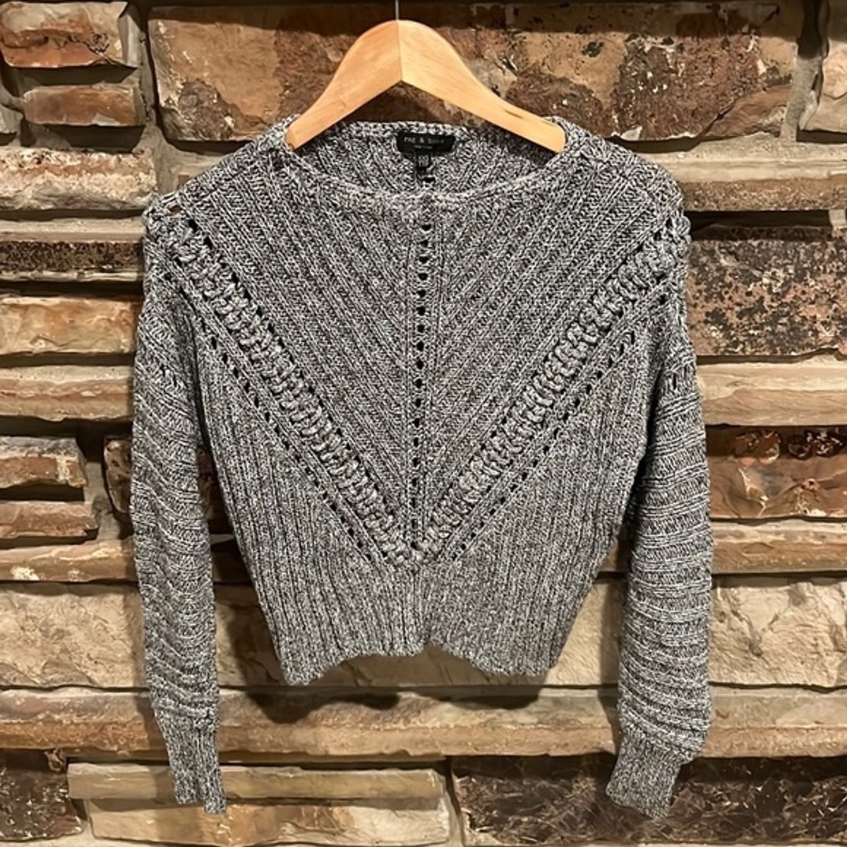 Rag & Bone Oversized Mercerized Cotton Knit Sweater | eBay