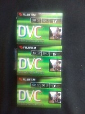 3 FujiFilm Mini DVC Tapes Cassette Sealed SP 60 Min Or LP 90 Mins