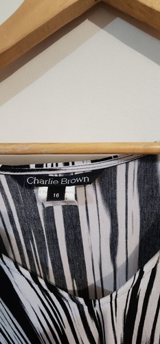 CHARLIE BROWN Size 16Label Women Oversize Large Bohemian Boho Kaftan Top Blouse - Picture 4 of 5