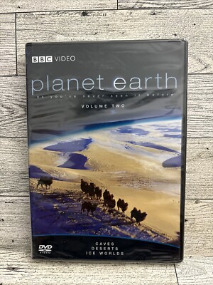 Planet Earth Volume 2 Caves Deserts & Ice Worlds (DVD) BBC Video NEW & SEALED