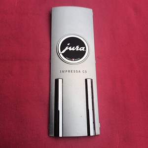 JURA C5 -, C-Serie Blende PLATIN Kaffeeauslauf komplett mit CHROM-Blende 66239