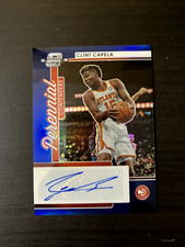 Clint Capela 2021-22 Contenders Optic Perennial Autograph Blue /75 #PCA-CCP Auto