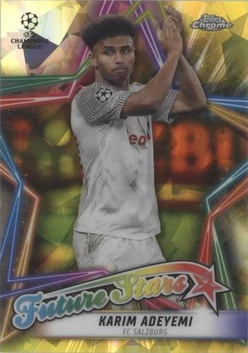 2021-22 Topps Chrome UCL Sapphire Edition Karim Adeyemi #FS-13