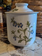 Spode Stafford Flowers  England Biscuit Jar C...