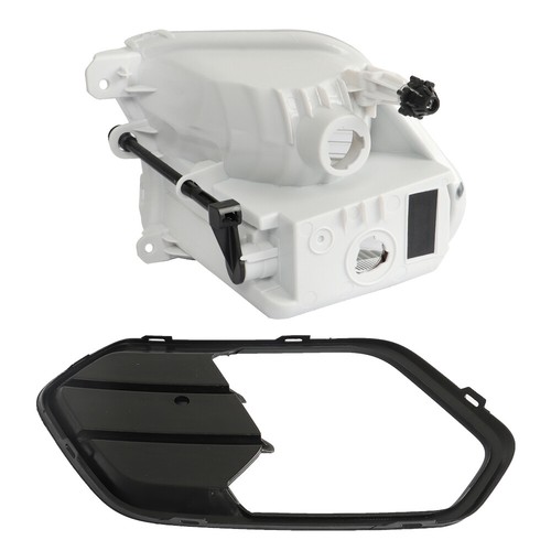 Fit For Ford Escape 2017-2019 Bumper Fog Lights w/Black Cover Halogen Right Side - Picture 5 of 12