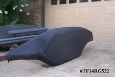 RANGER Z522/Bay - Boat trailer fender/tire storage covers tandem fiberglass BLK 