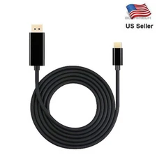6FT USB Type C To DP Displayport Convert 4k 2k Cable For S8/S8+/Note8 Phone PC