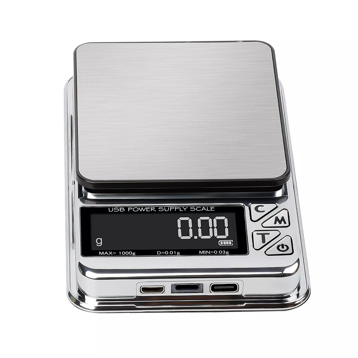 Mini Kitchen High Precision Scale Jewelry Stainless Steel 0.01g