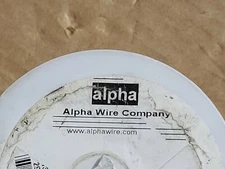 Alpha Wire 297 #20awg Solid Tinned Copper Bus Bar Ground Bonding Wire /25ft