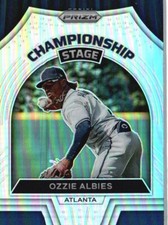 2022 Panini Prizm #CS-3 Ozzie Albies Championship Stage Silver Prizm
