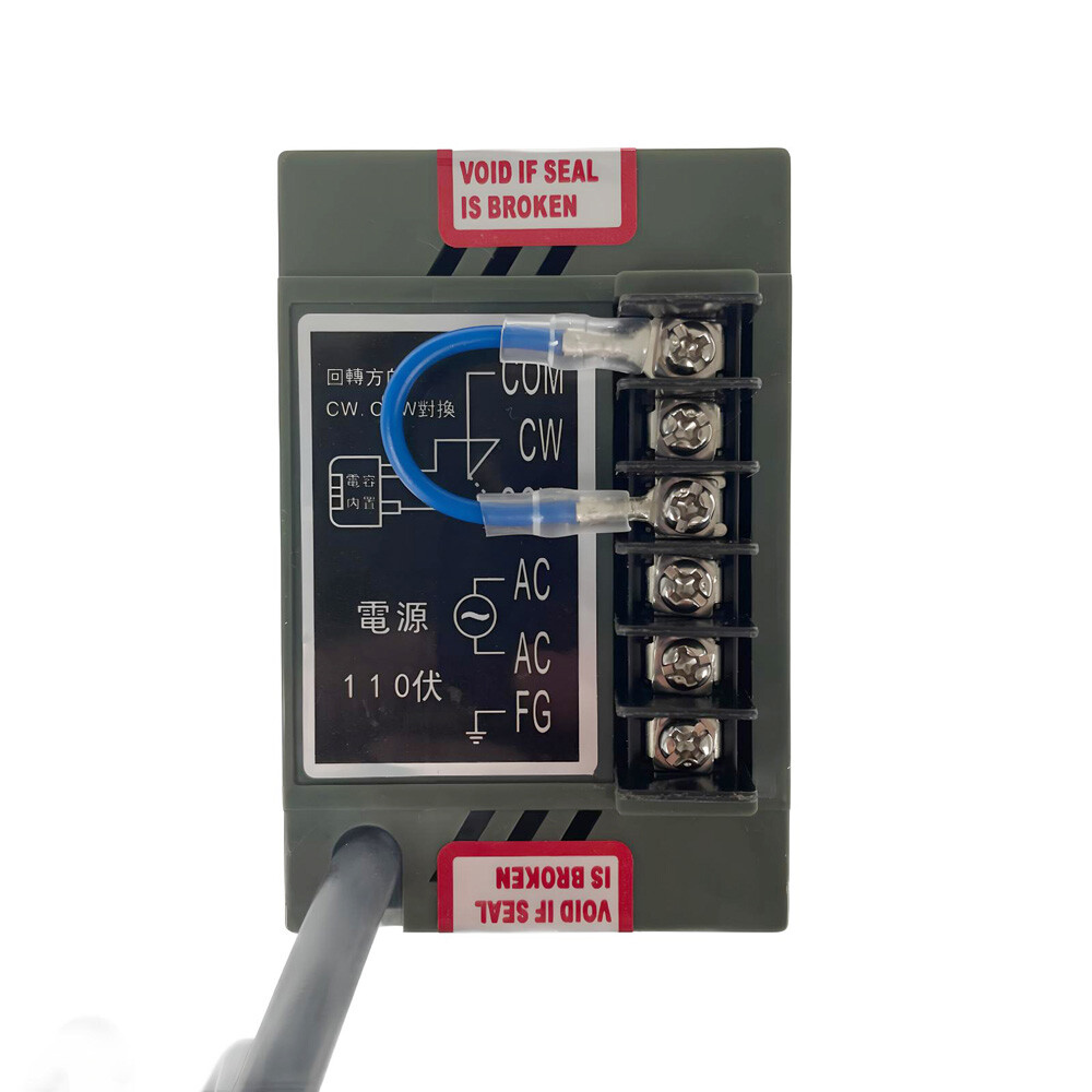 AC 110V 120W Gear Motor Speed Controller Reversible Regulator Switch 6Pin CW/CCW
