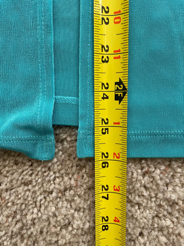 Women’s Size XS Citiknits Open Jacket Turquoise Teal Hook Closure Loose Fit - Picture 6 of 6